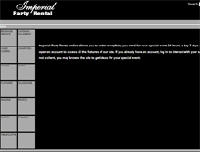 Tablet Screenshot of imperial-rental.com